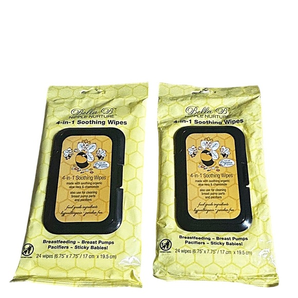 Bella Bee Other - Bella B Nipple Nurture 4-in-1 Soothing Wipes Breastfeeding NWT 24 Ct